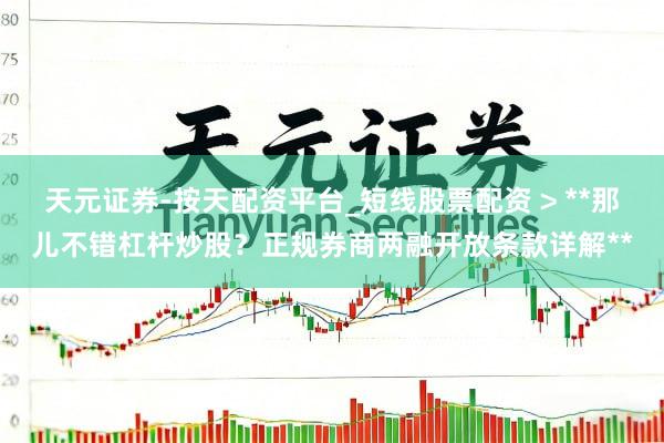 天元证券-按天配资平台_短线股票配资 > **那儿不错杠杆炒股？正规券商两融开放条款详解**